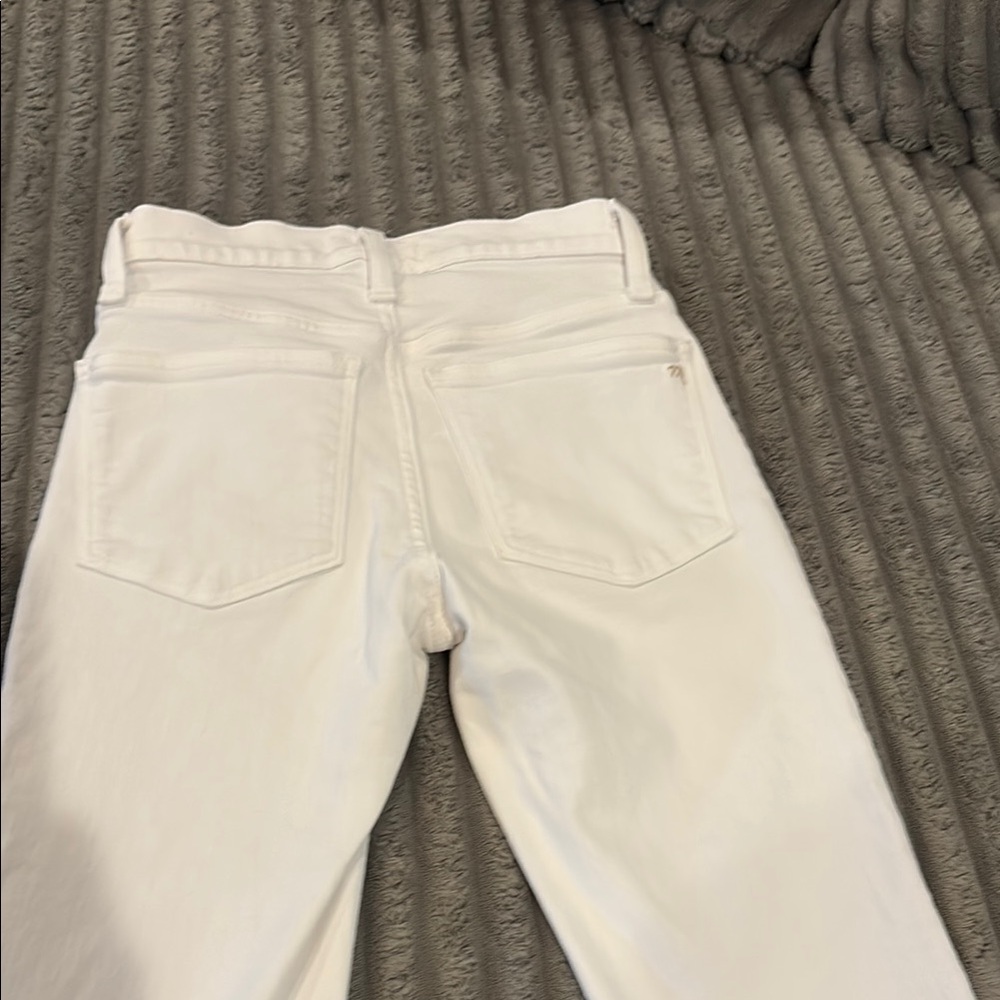 Madewell Women's Boot Cut Jeans - White - Picture 4 of 5